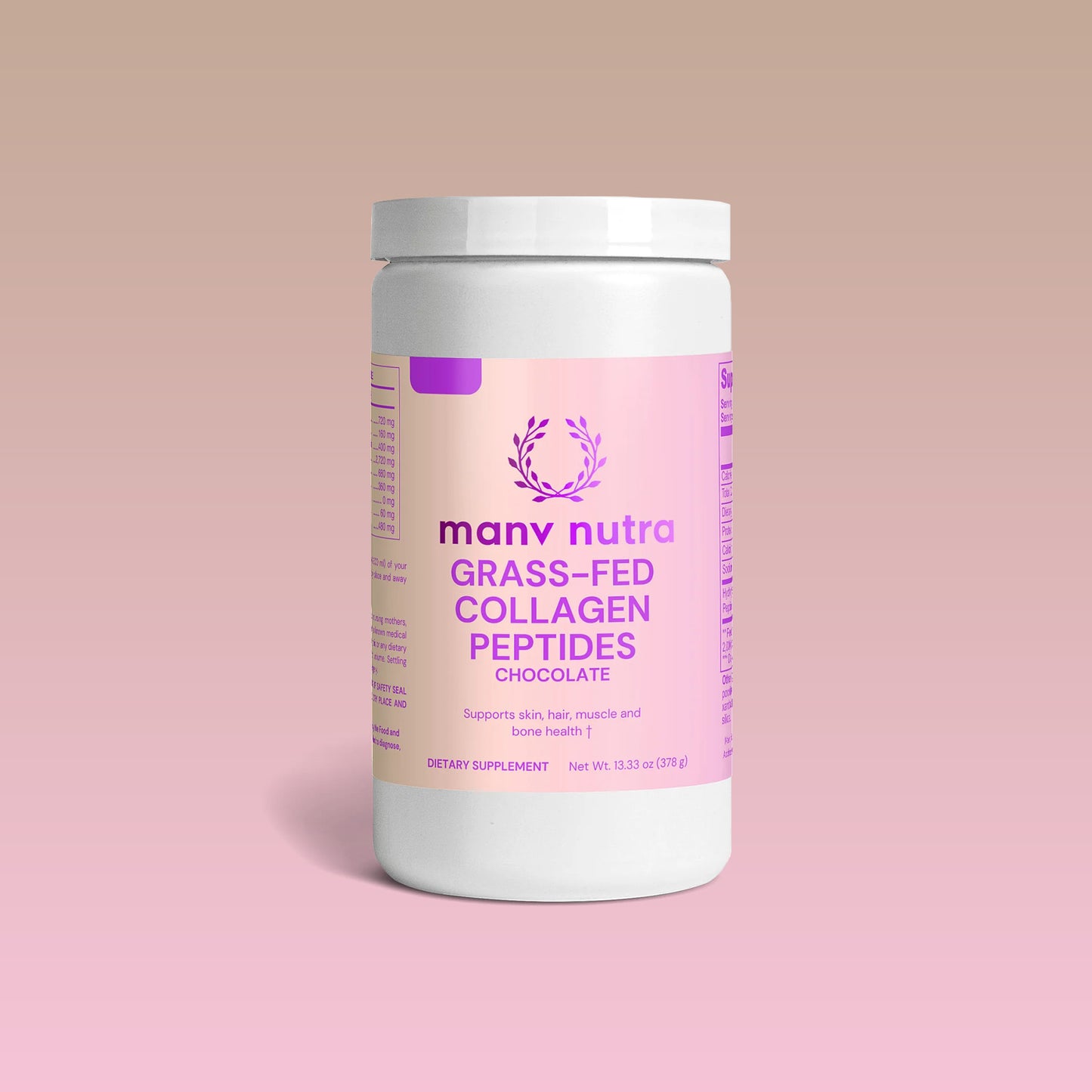 Grass-Fed Collagen Peptides Powder (Chocolate)